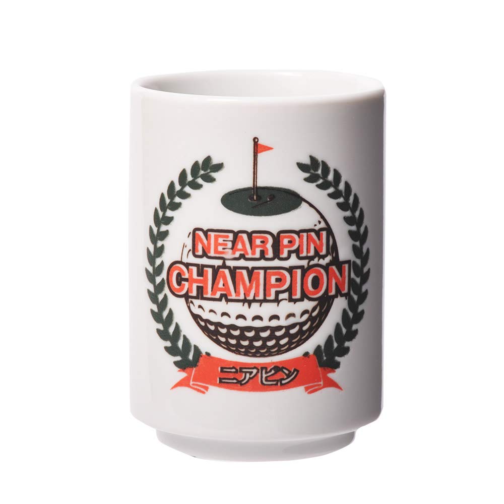 Amazon.co.jp: ニアピン賞の景品に ニアピン湯呑【エンタメゴルフ